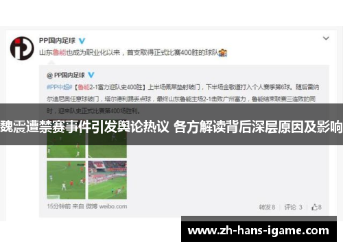 魏震遭禁赛事件引发舆论热议 各方解读背后深层原因及影响